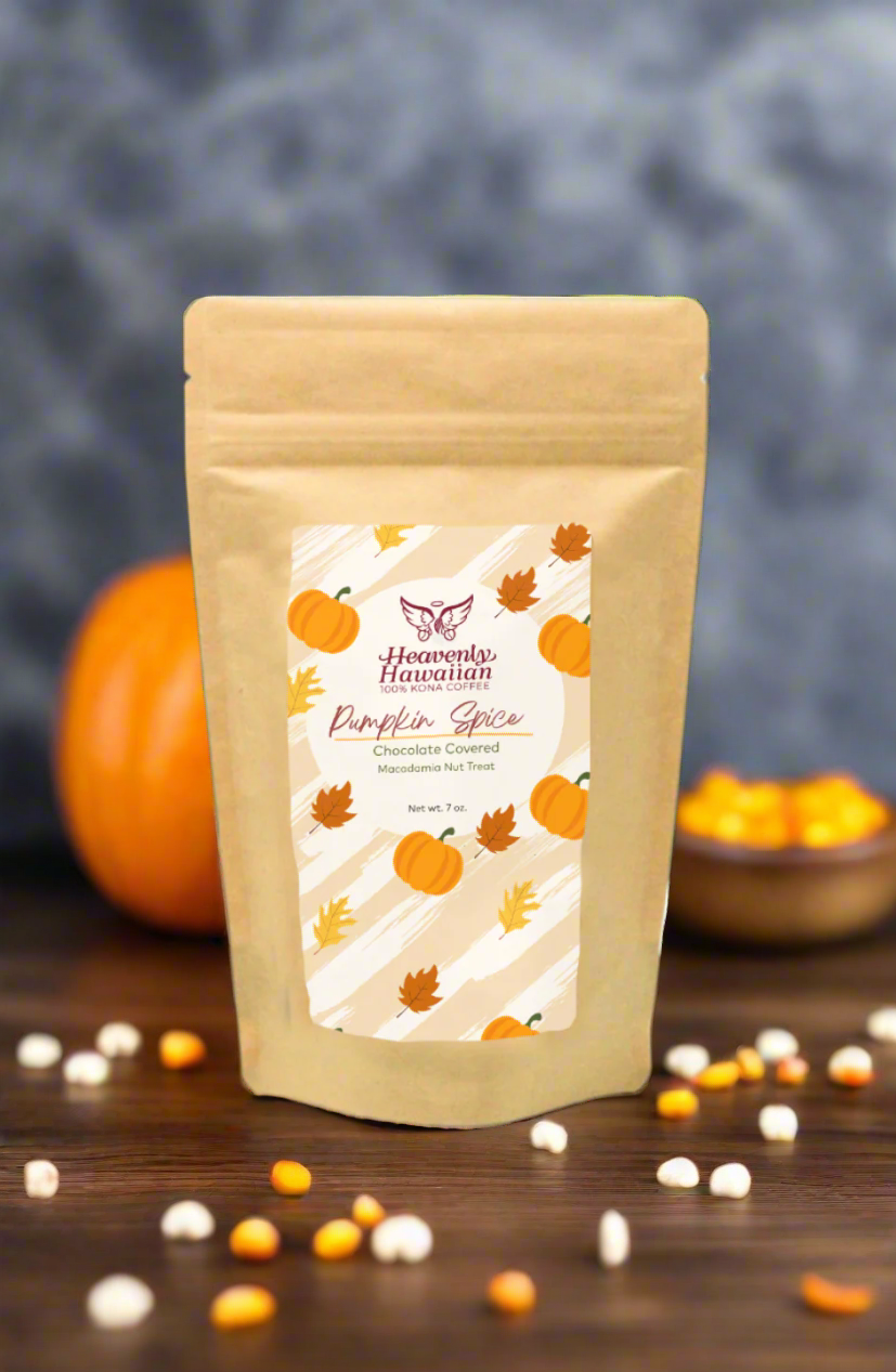Pumpkin Spice Chocolate Macadamia Nuts