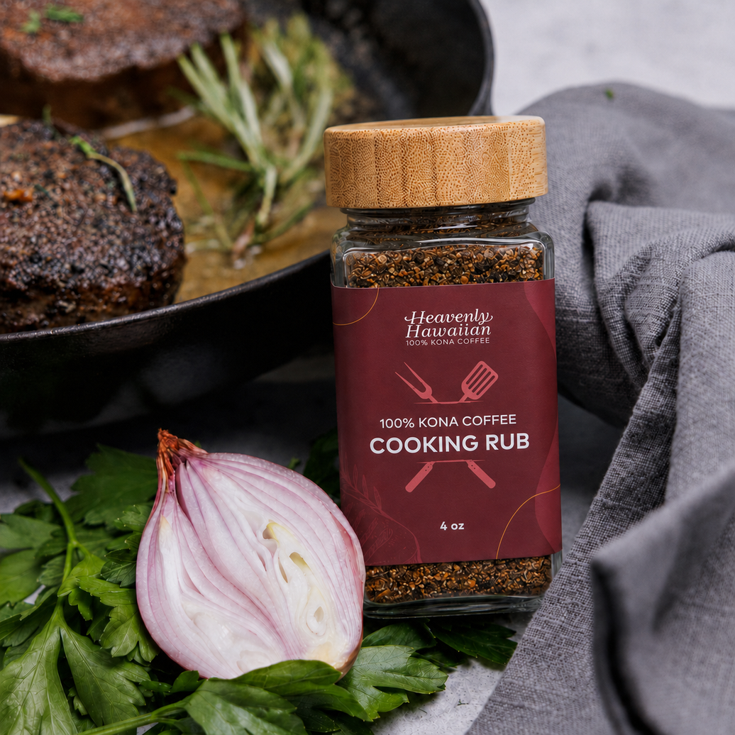 100% Kona Coffee Cooking Rub