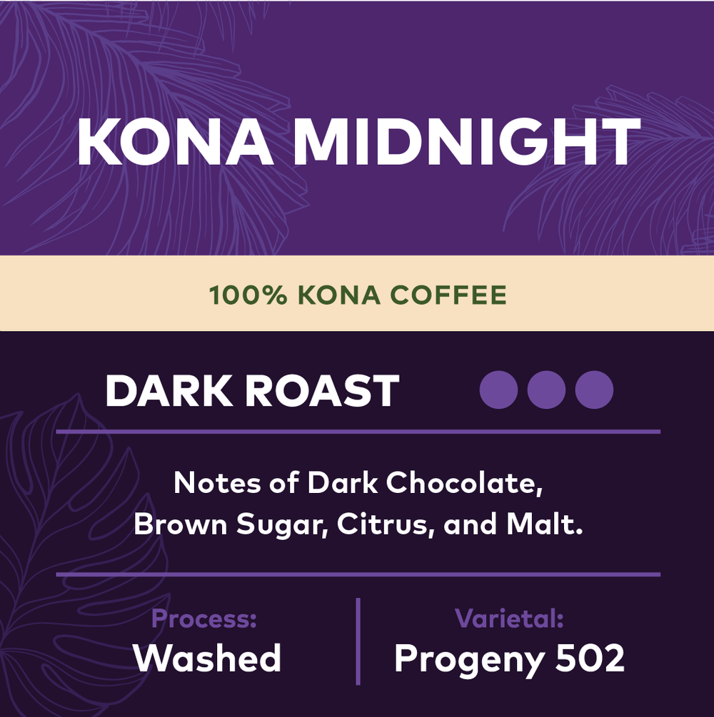Kona Midnight 100% Kona Coffee - Dark Roast