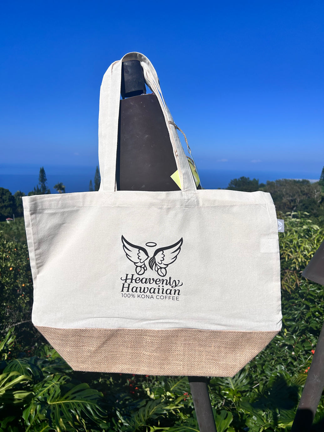 Heavenly Canvas Jute Shopping Bag