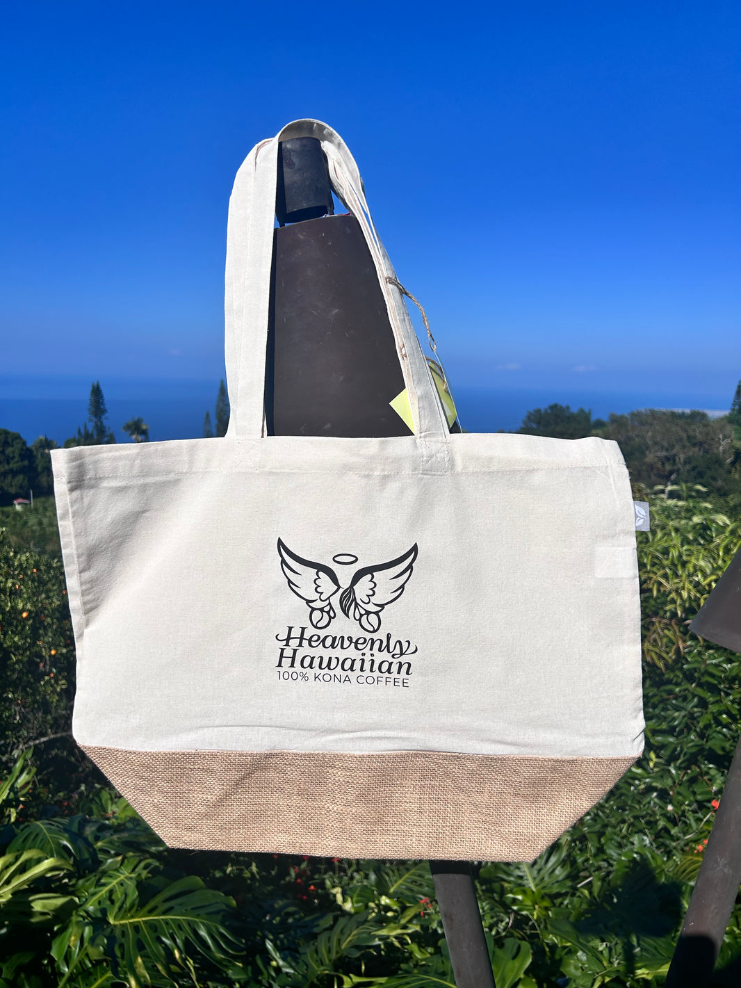 Heavenly Canvas Jute Shopping Bag