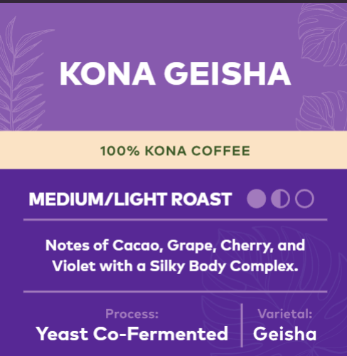 Kona Geisha - 4oz