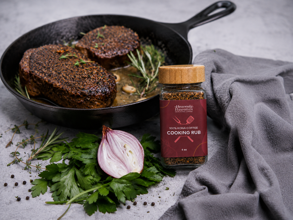 100% Kona Coffee Cooking Rub