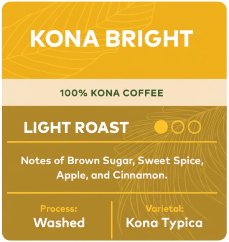 Kona Bright 100% Kona Coffee