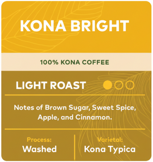 Kona Bright 100% Kona Coffee