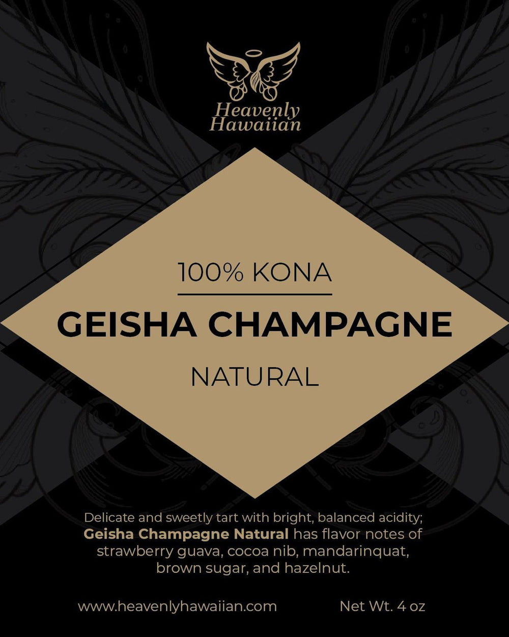 Kona Geisha Champagne 4 oz