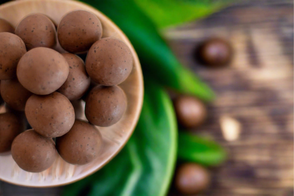 Milk Chocolate and Kona Coffee Macnuts