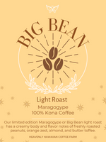 Big Bean Light 8 oz 100% Kona Coffee